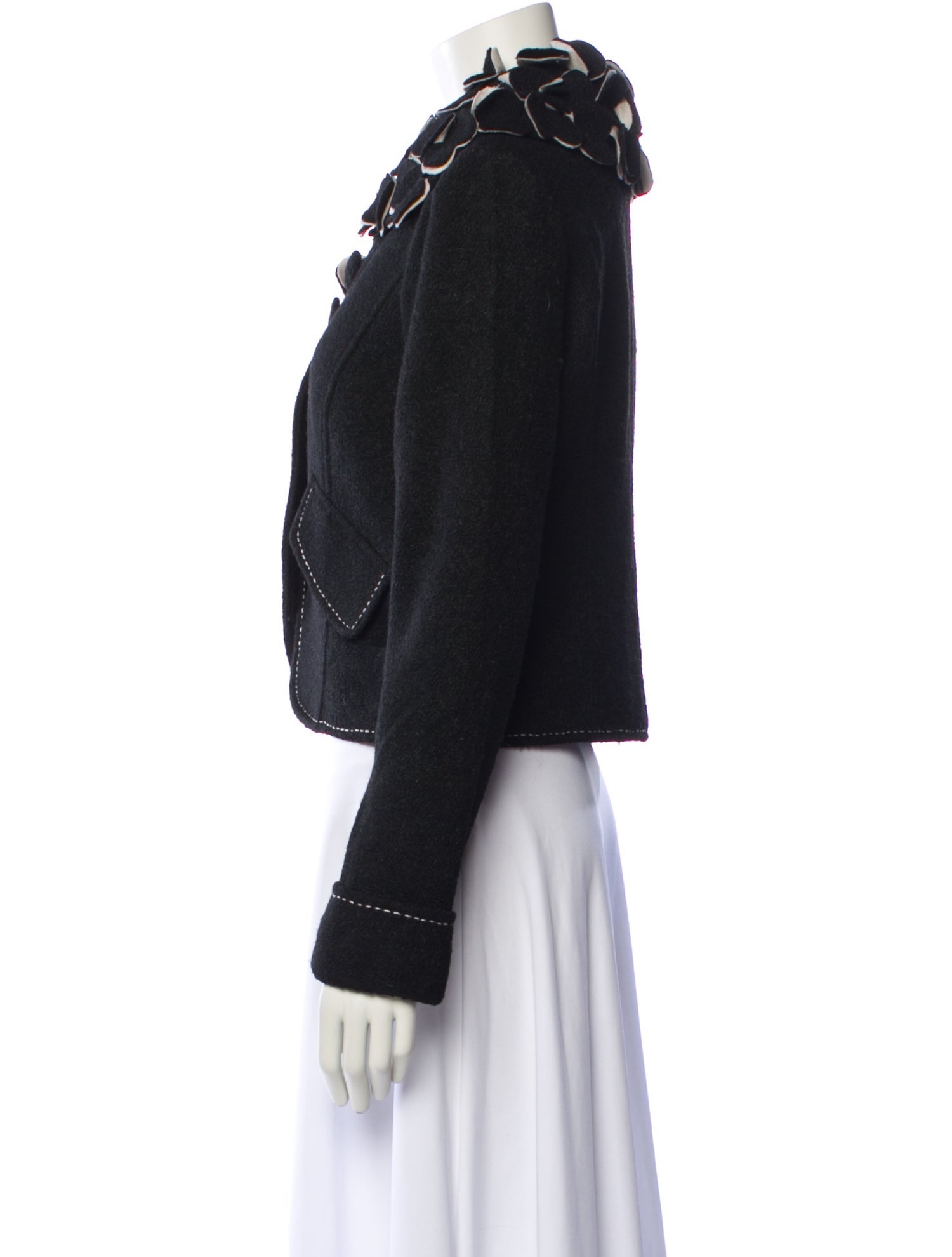 Alberto Makali Tweed Pattern Evening Jacket