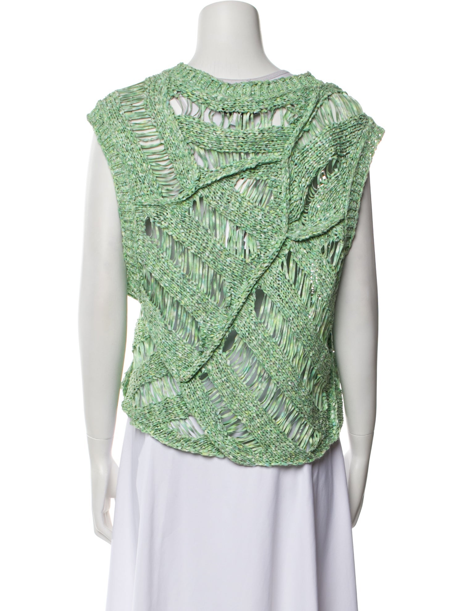 Aisling Camps Printed V-Neck Crop Top