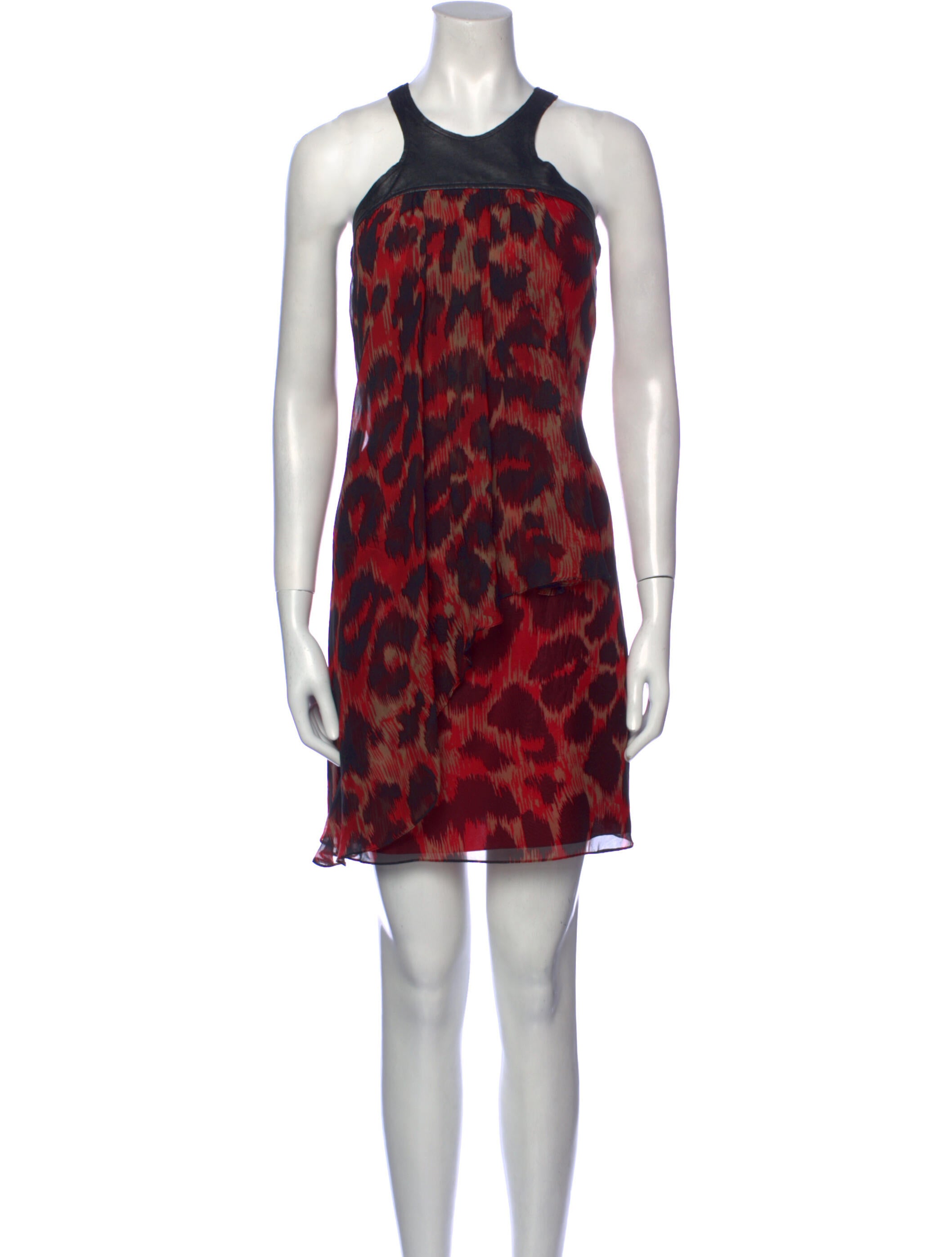Aidan Mattox Silk Mini Dress