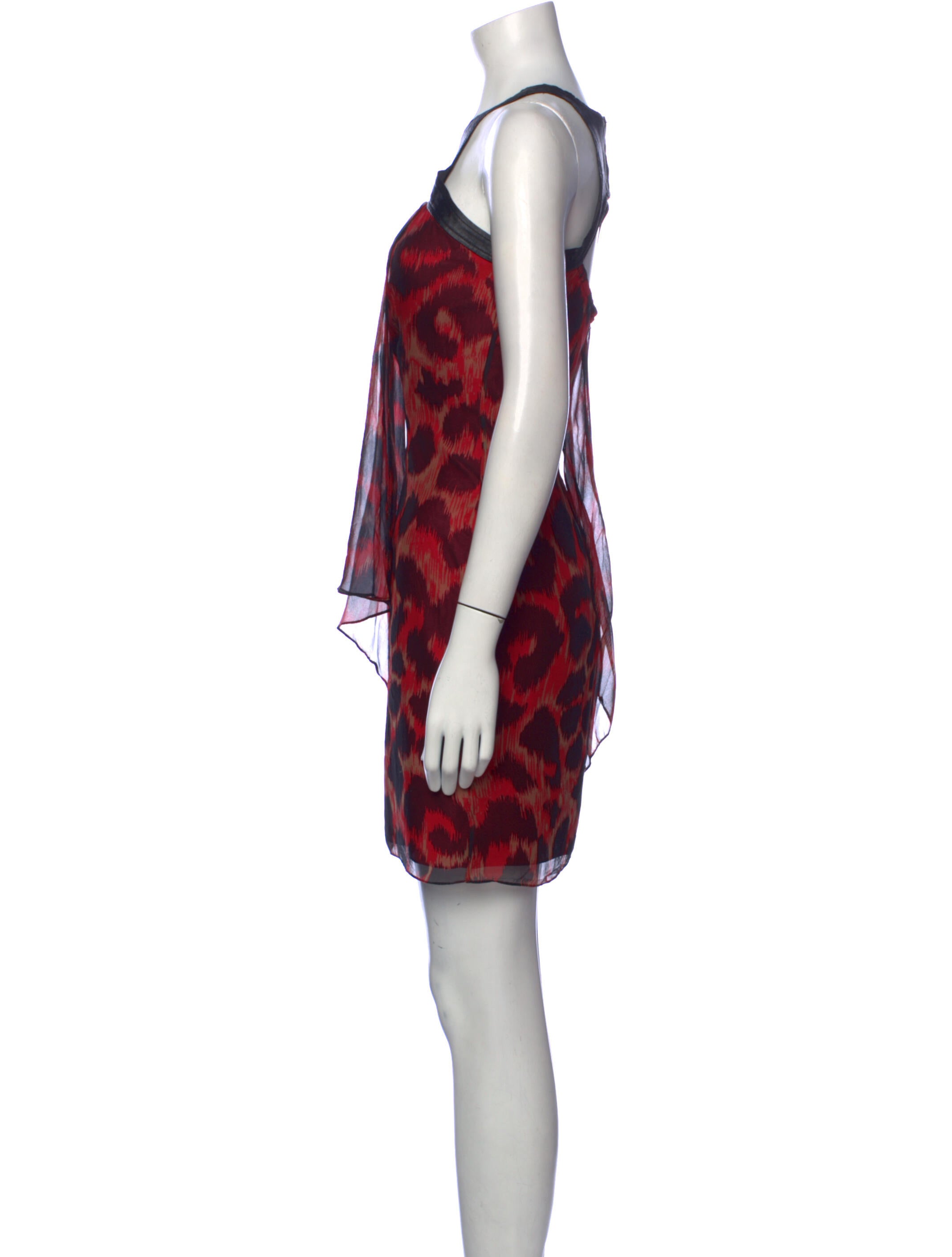 Aidan Mattox Silk Mini Dress