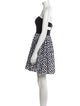 Aidan Mattox Printed Mini Dress