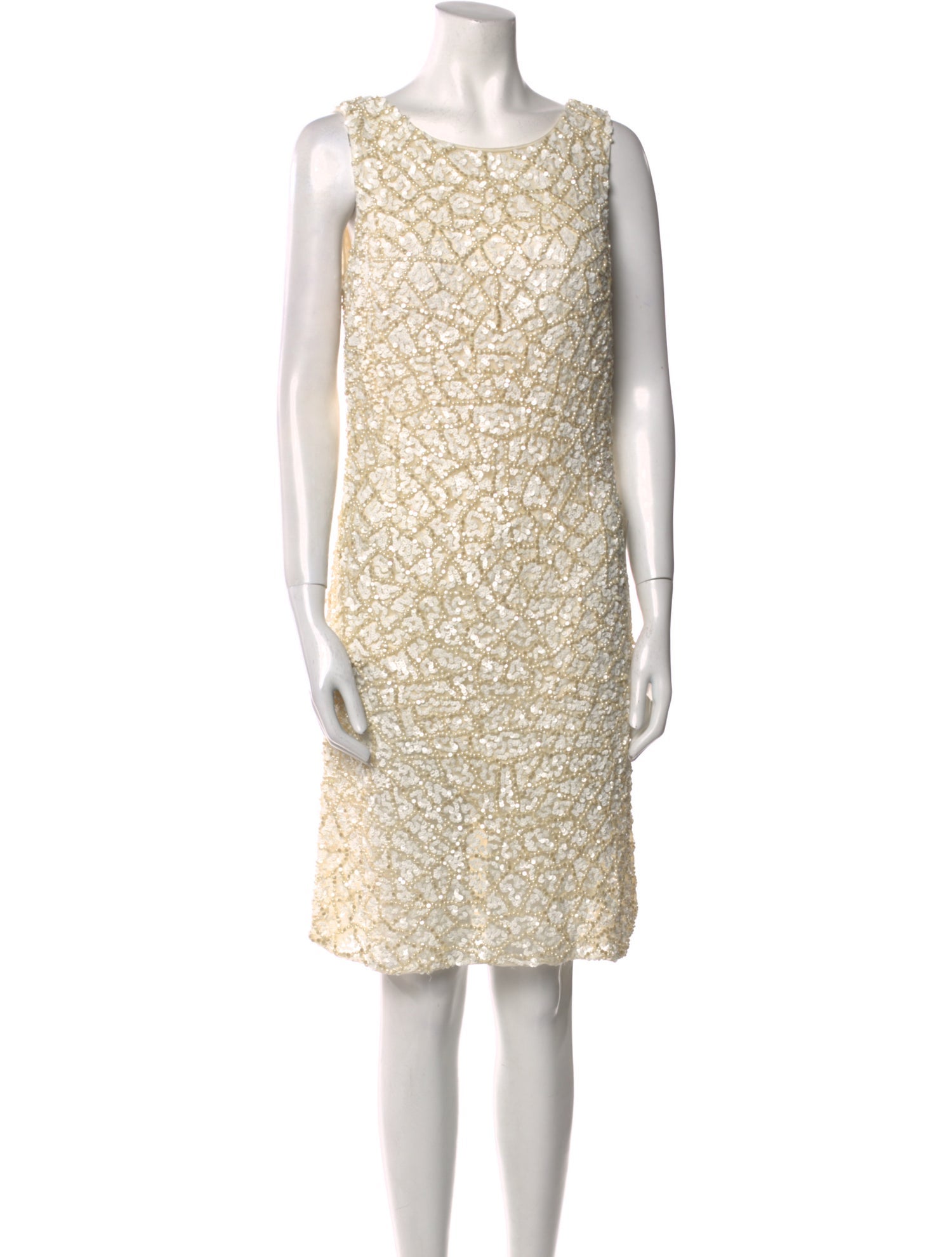 Aidan Mattox Patterned Knee-Length Dress