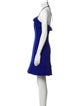 Aidan Mattox Halterneck Mini Dress