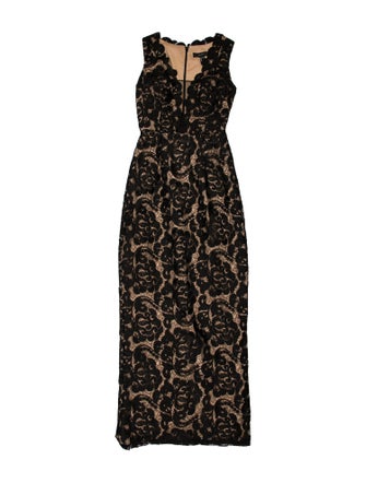 Aidan Mattox Lace Long Dress