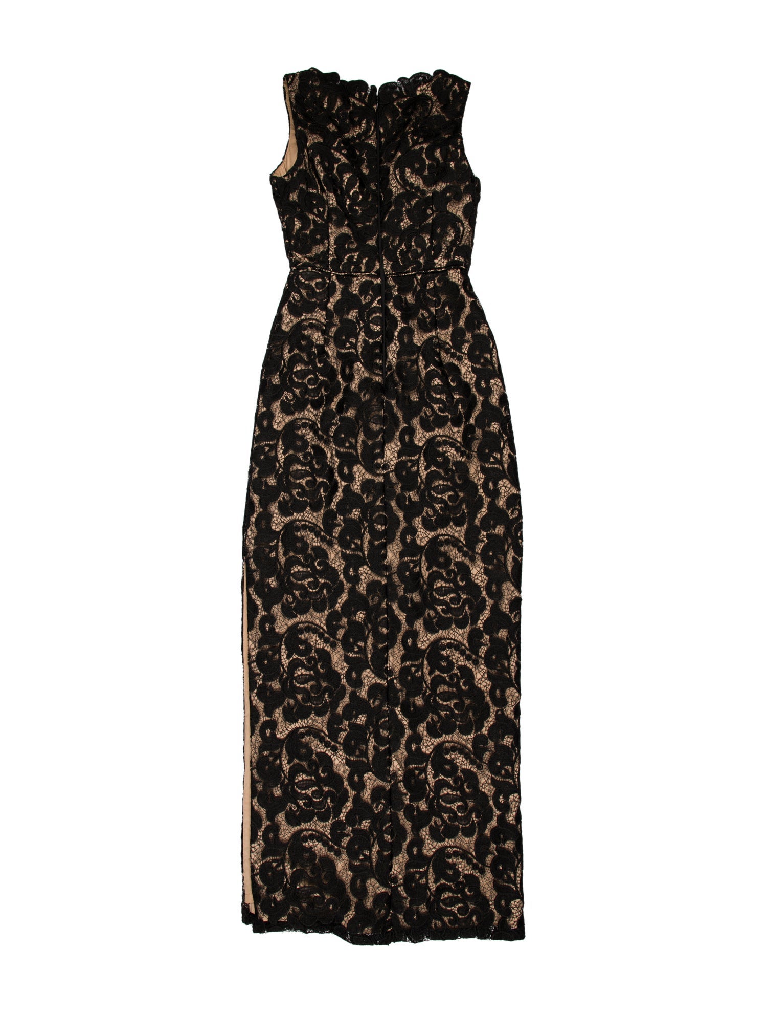 Aidan Mattox Lace Long Dress