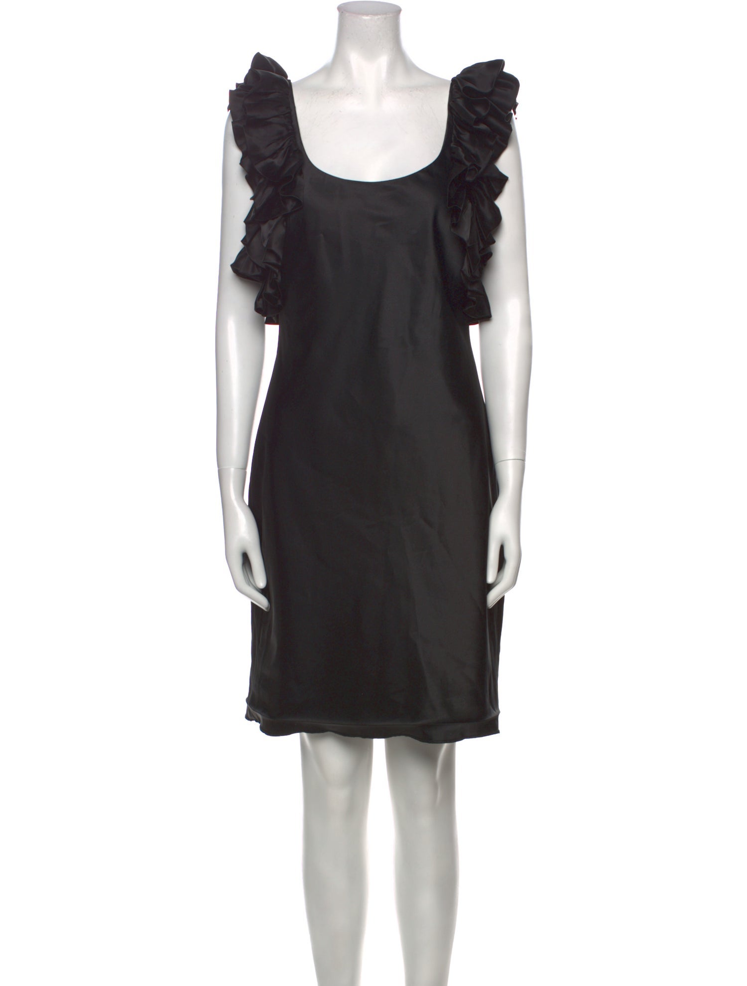 Aidan Mattox Silk Knee-Length Dress