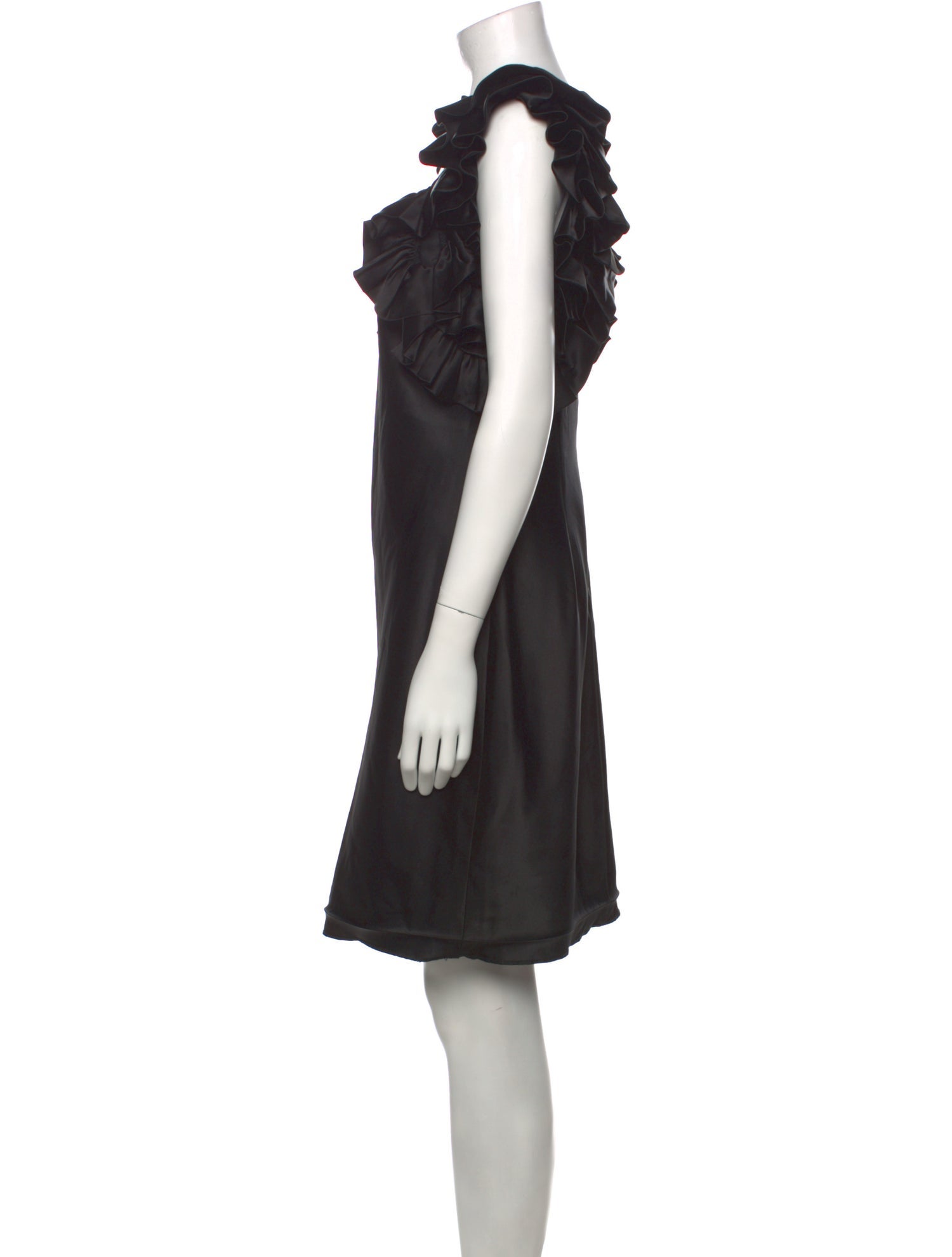 Aidan Mattox Silk Knee-Length Dress