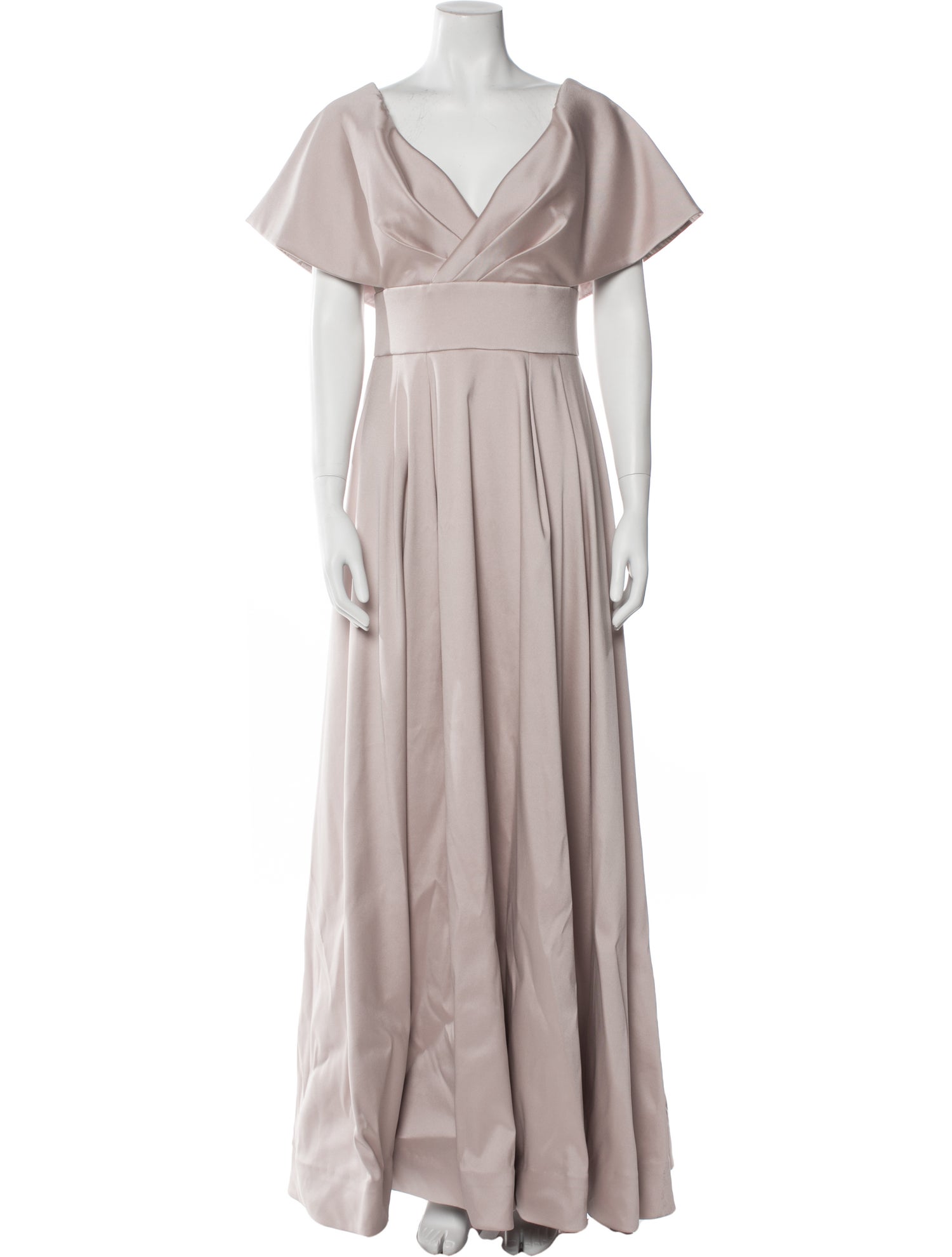 Aidan Mattox V-Neck Long Dress w/ Tags