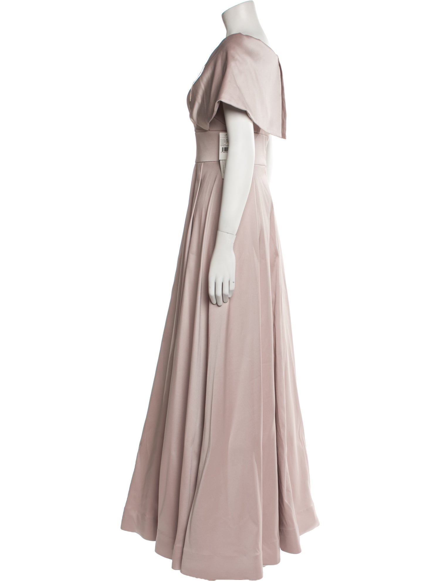 Aidan Mattox V-Neck Long Dress