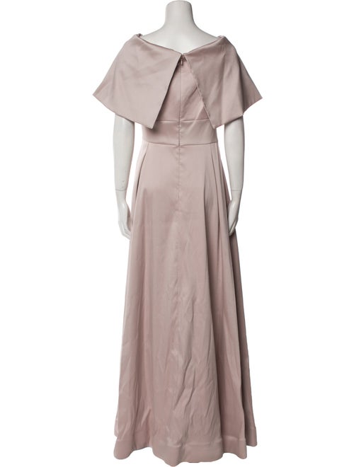Aidan Mattox V-Neck Long Dress