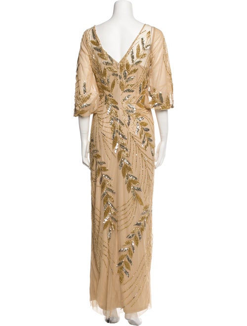 Aidan Mattox Patterned Long Dress