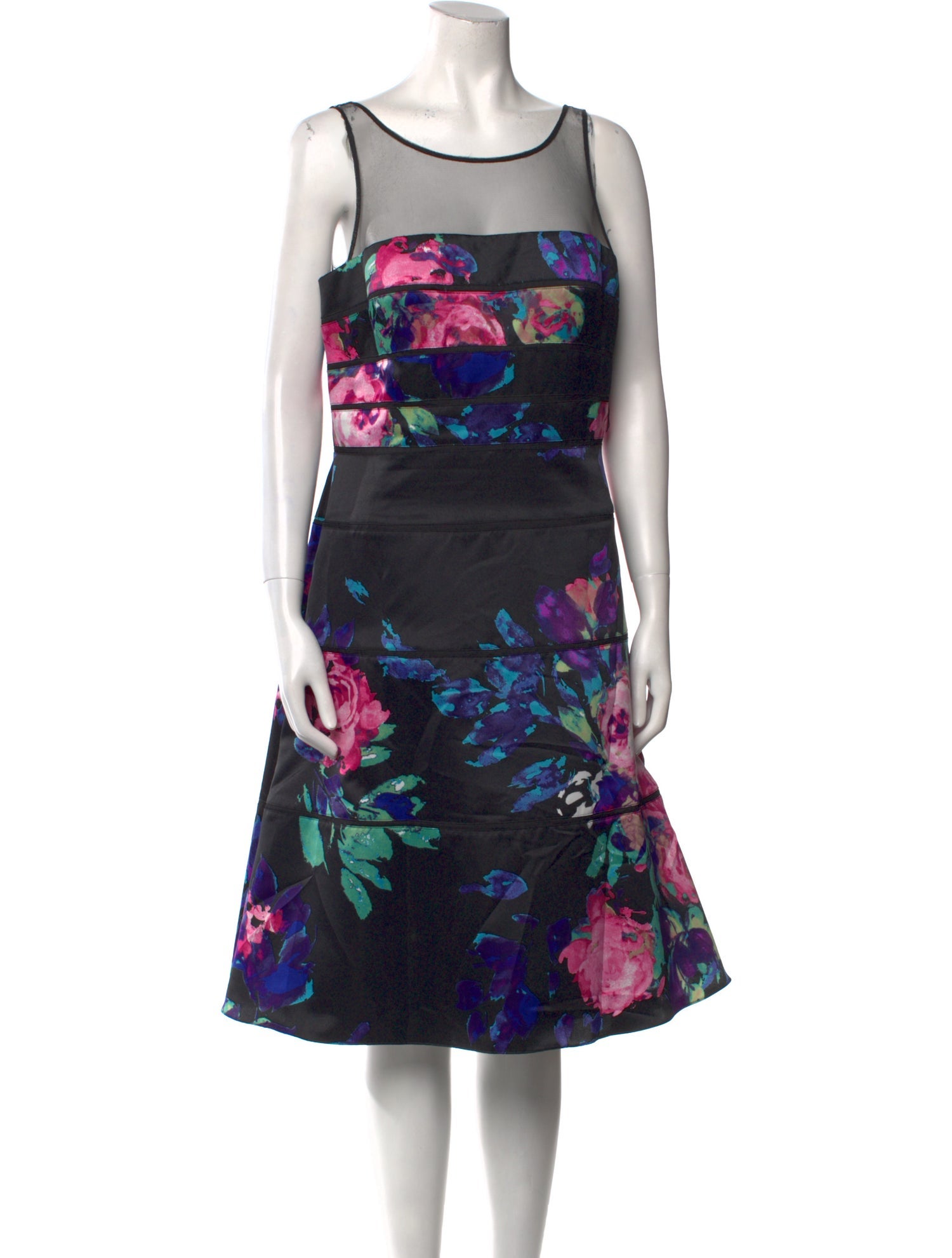 即国内発送・送込♪AIDAN MATTOX♪異素材ミックスドレス$195 Amazon.com: Aidan by Aidan Mattox Women's Crepe MIDI Dress