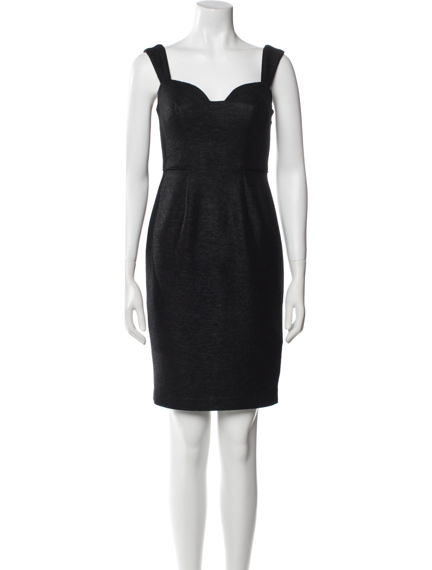 Aidan Mattox Square Neckline Mini Dress