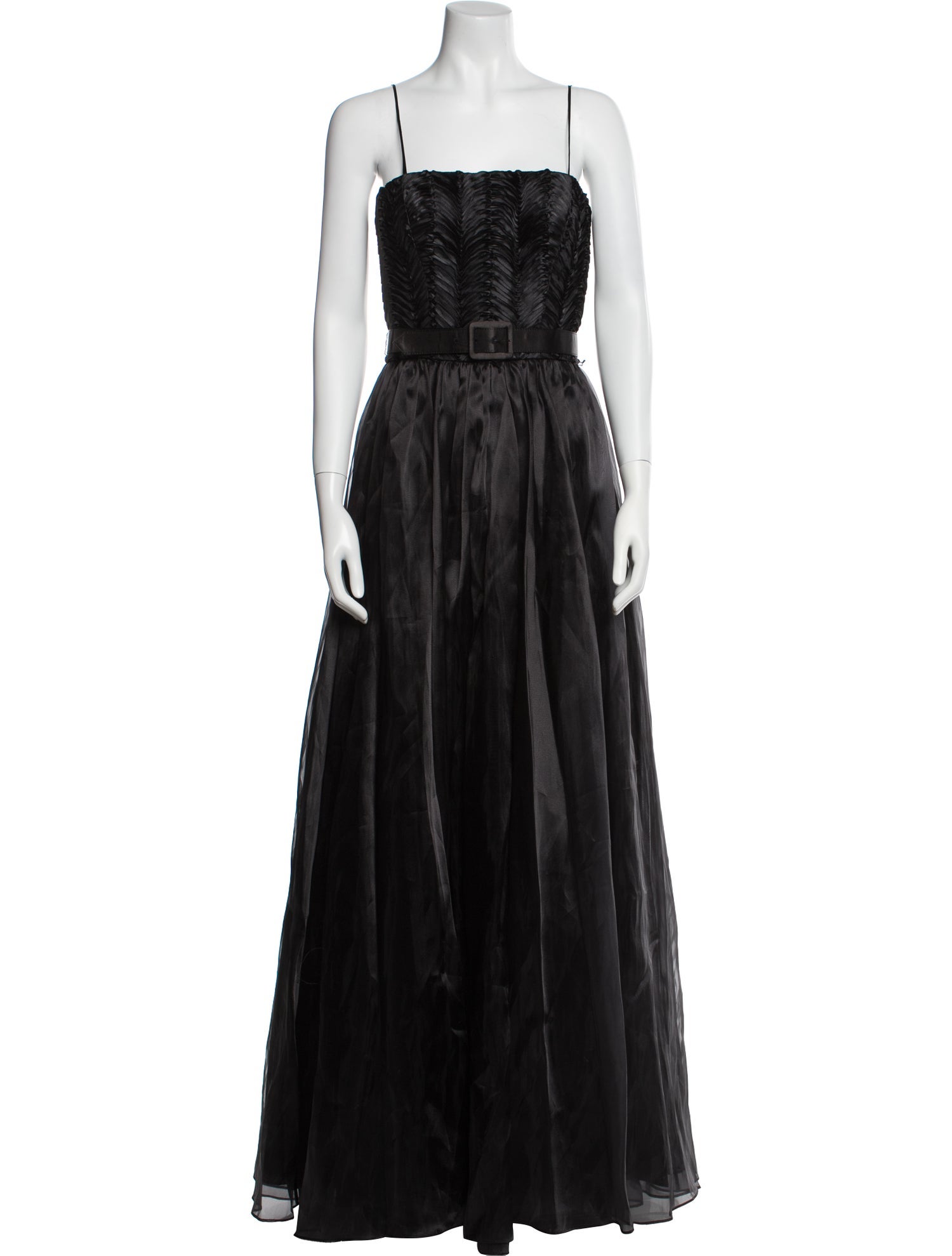 Aidan Mattox Nylon Long Dress