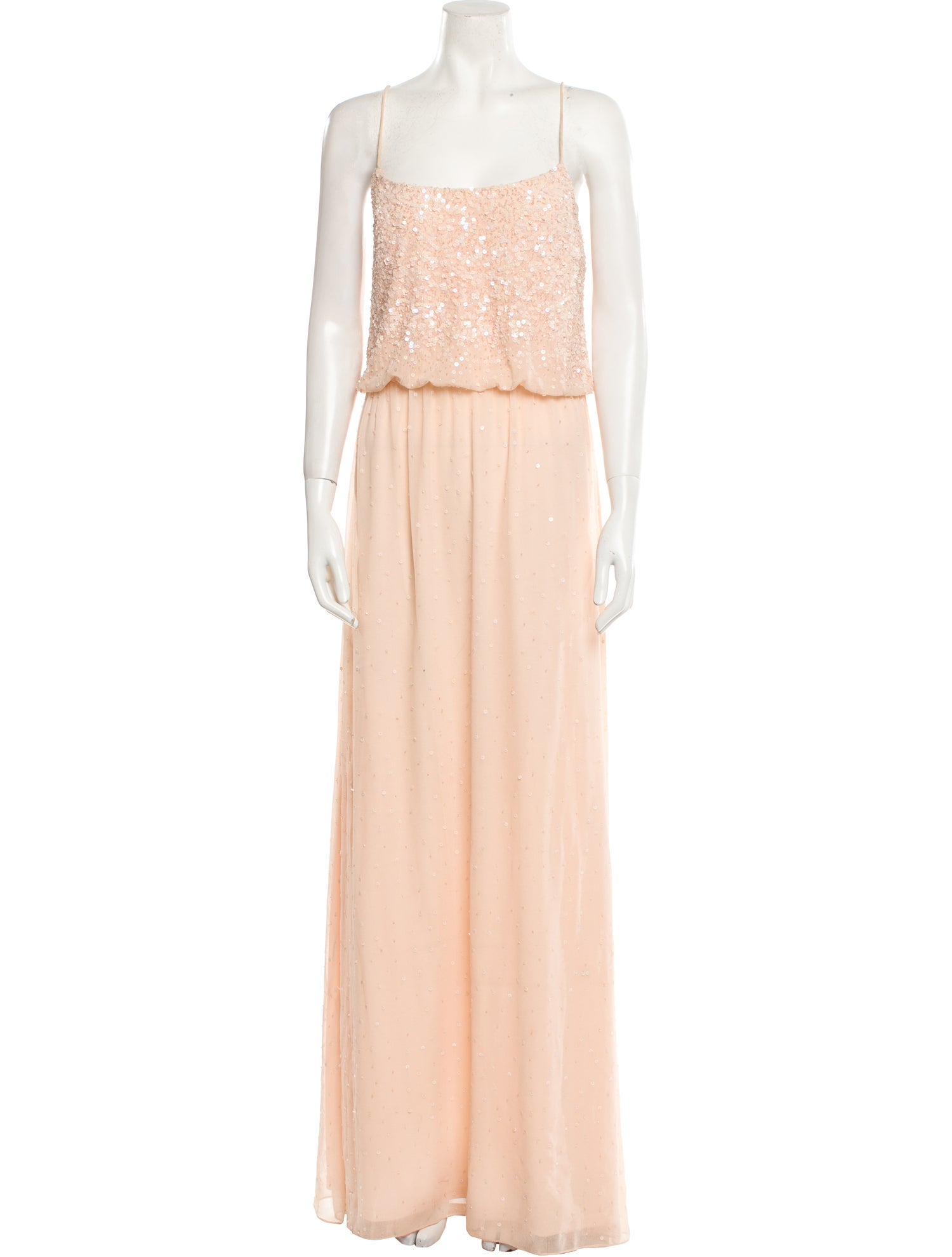 Aidan Mattox Square Neckline Long Dress w/ Tags