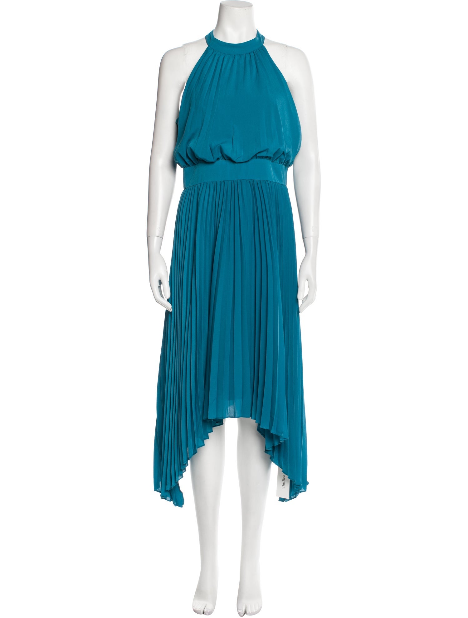 Aidan Mattox Halterneck Midi Length Dress w/ Tags