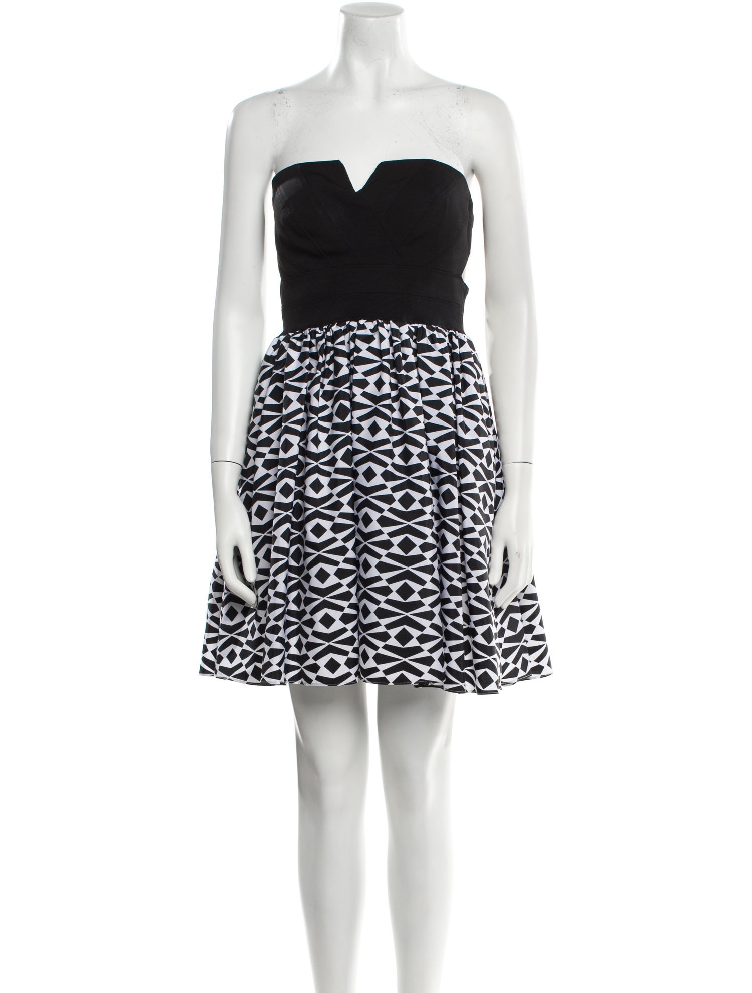 Aidan Mattox Printed Mini Dress