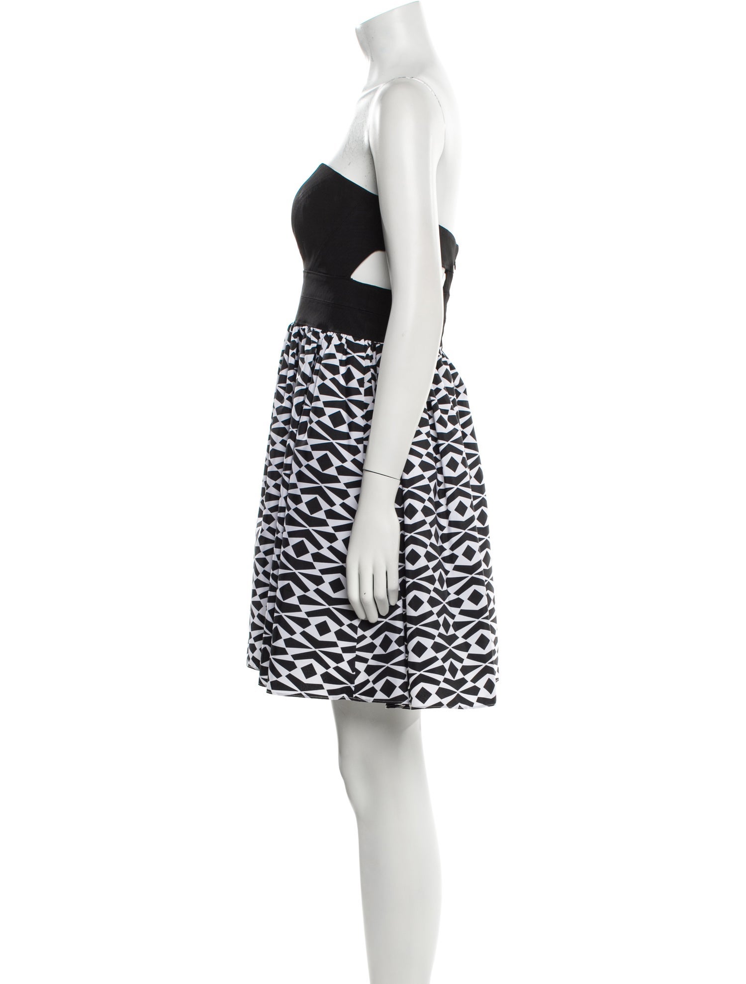 Aidan Mattox Printed Mini Dress