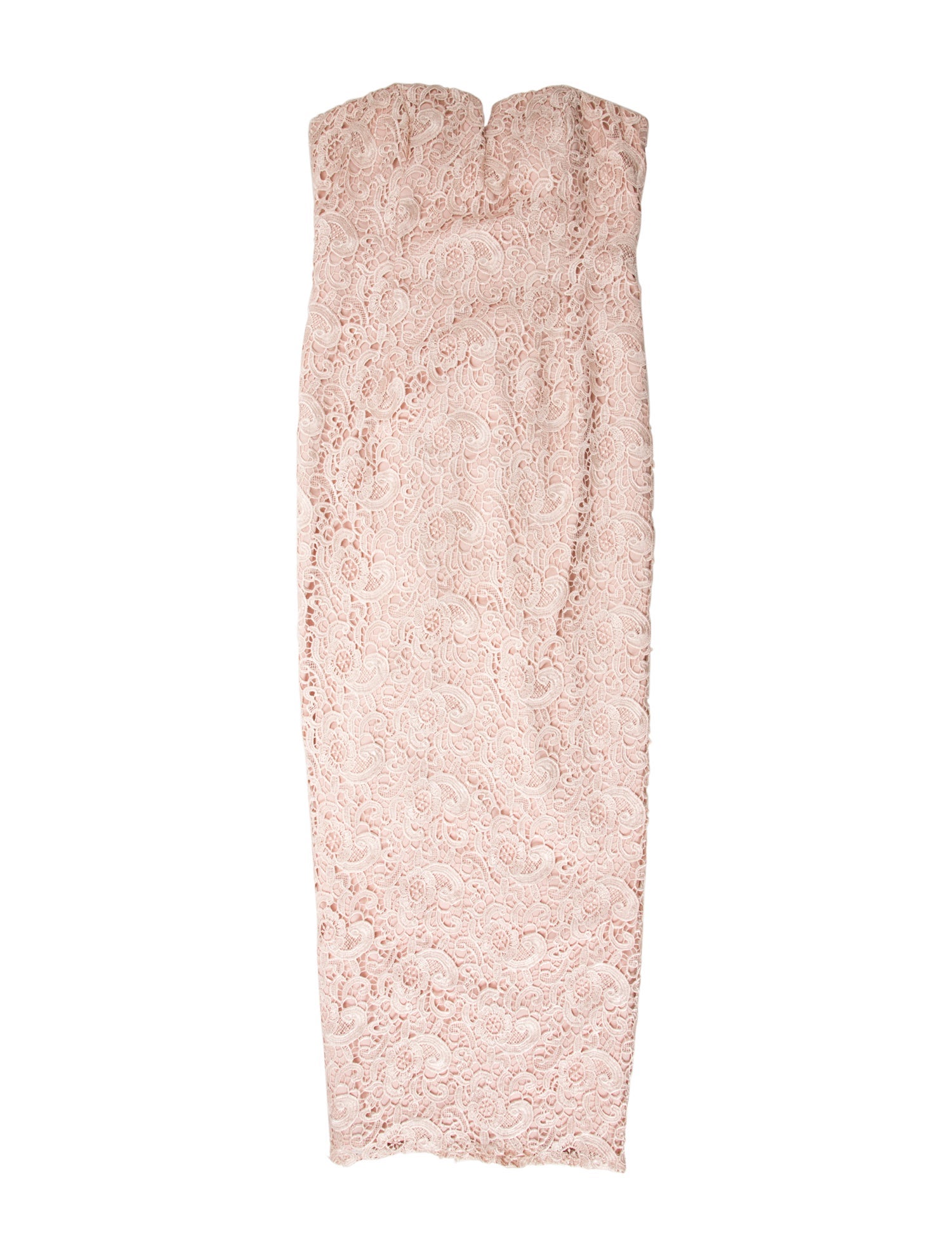 Aidan Mattox Strapless Long Dress