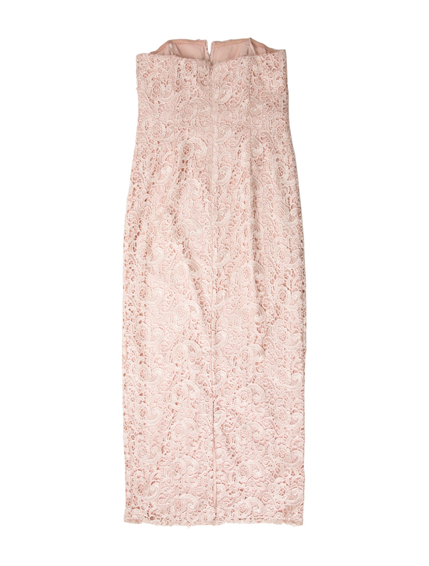 Aidan Mattox Strapless Long Dress