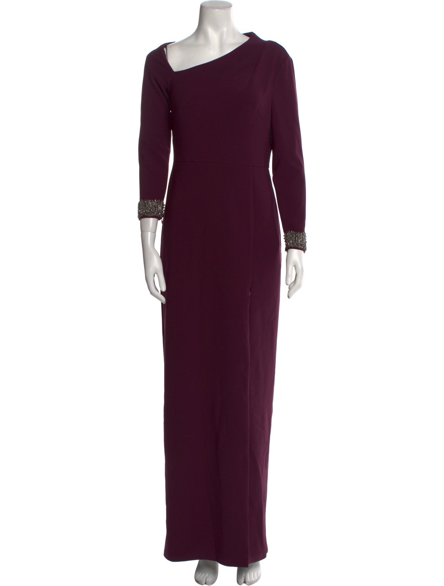 Aidan Mattox One-Shoulder Long Dress w/ Tags