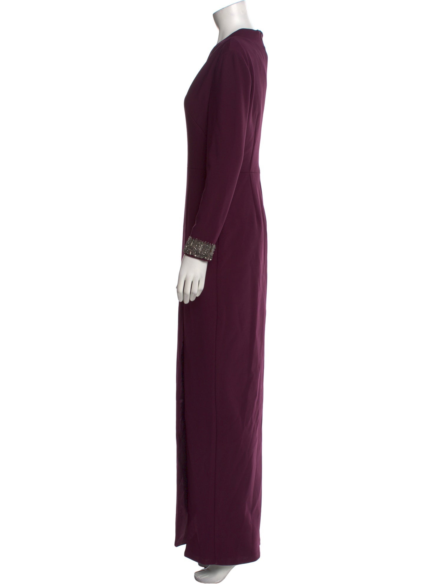 Aidan Mattox One-Shoulder Long Dress w/ Tags