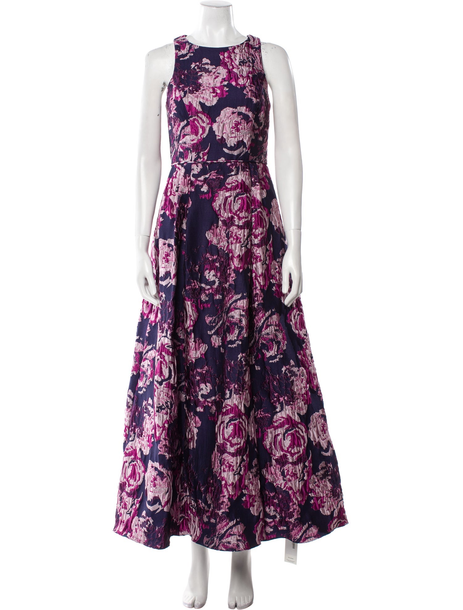 Aidan Mattox Floral Print Long Dress w/ Tags