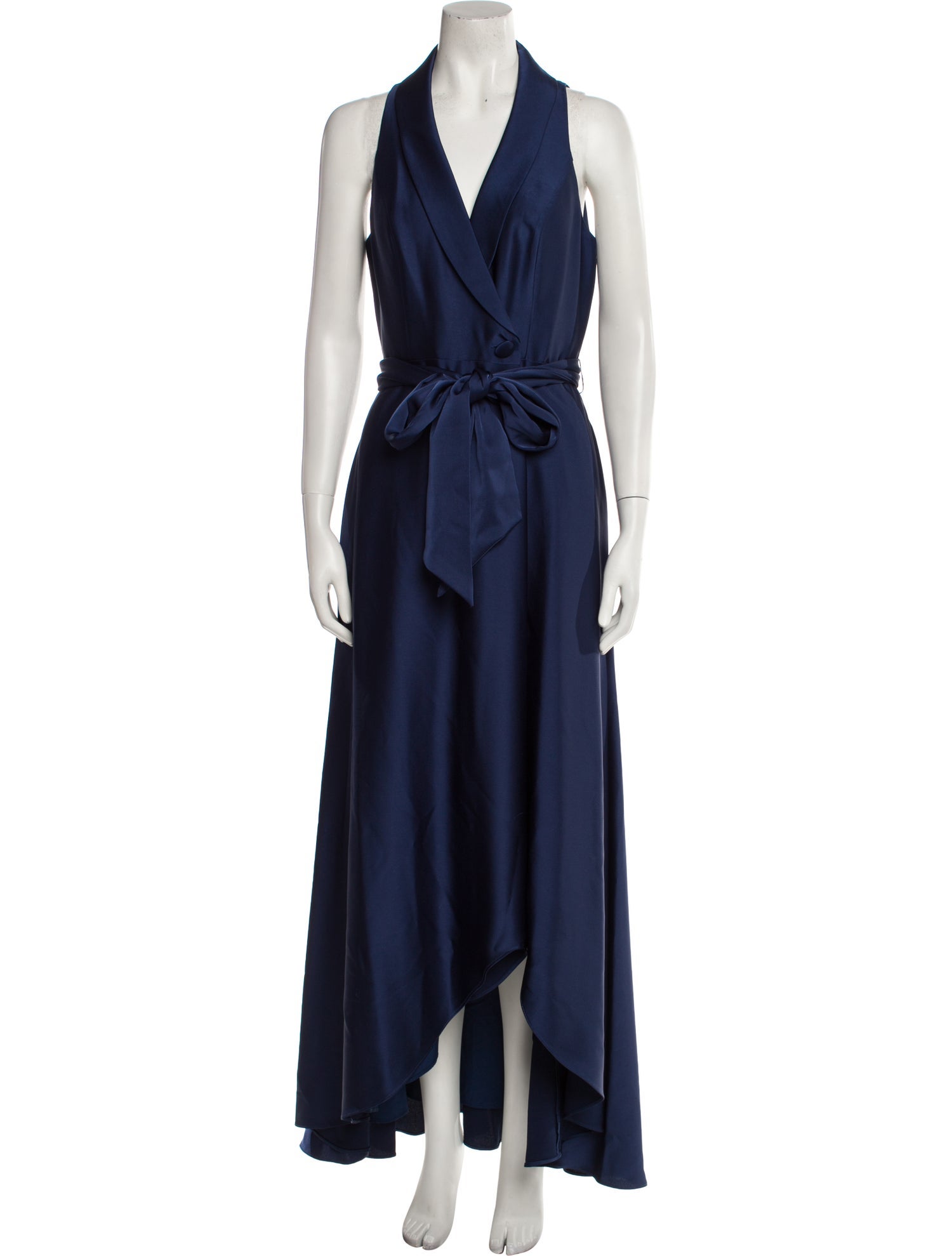 Aidan Mattox Halterneck Long Dress