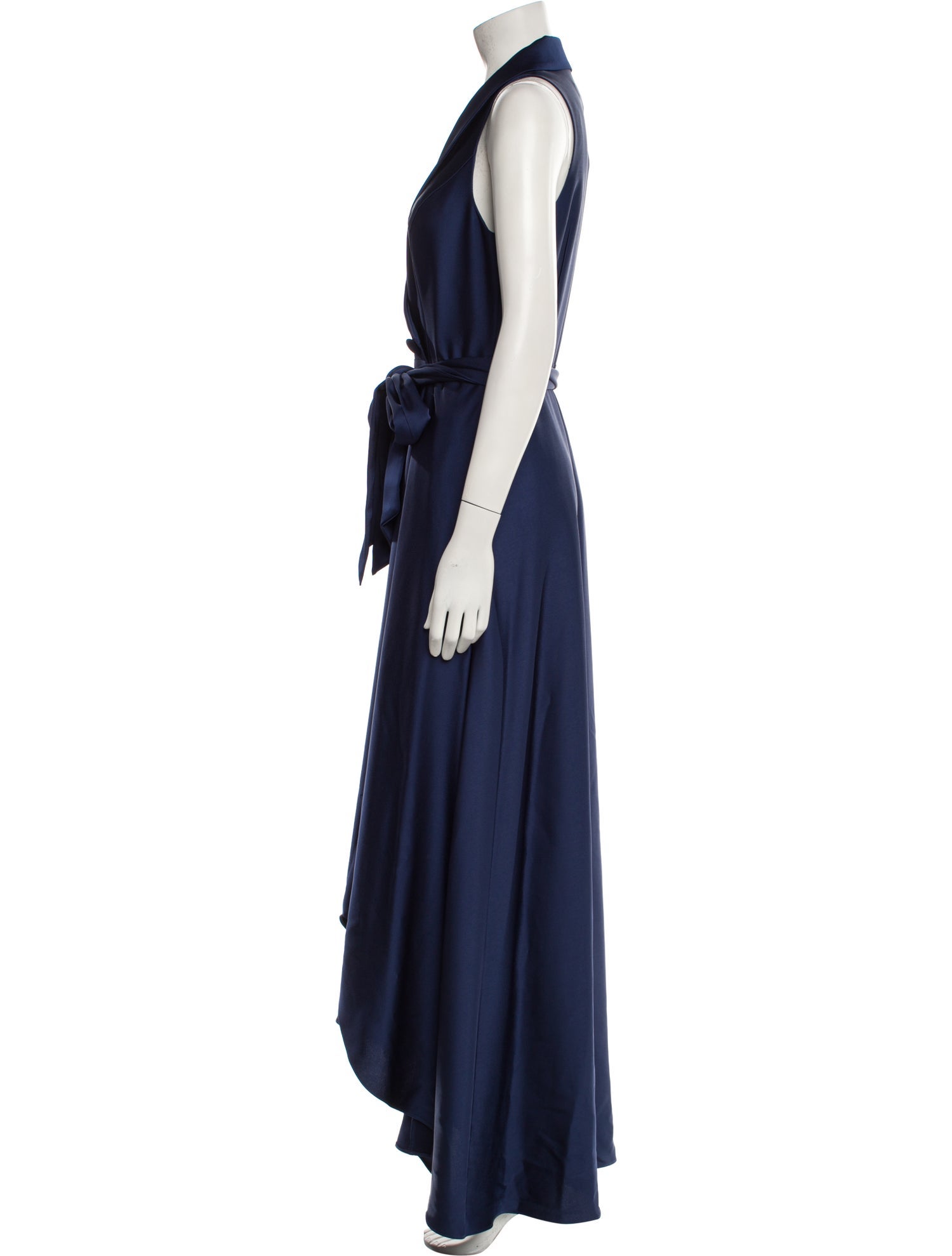 Aidan Mattox Halterneck Long Dress