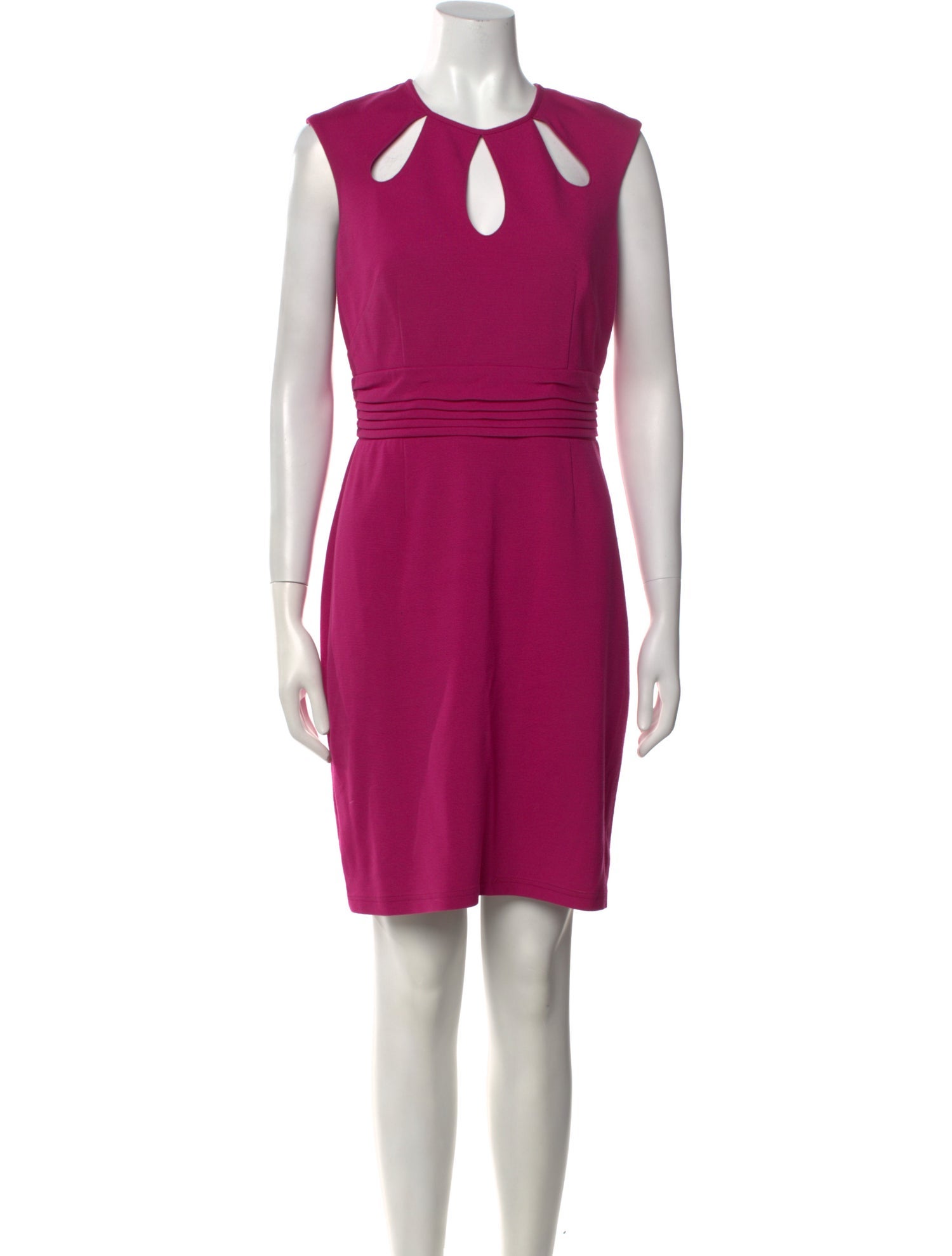 Aidan Mattox Crew Neck Mini Dress