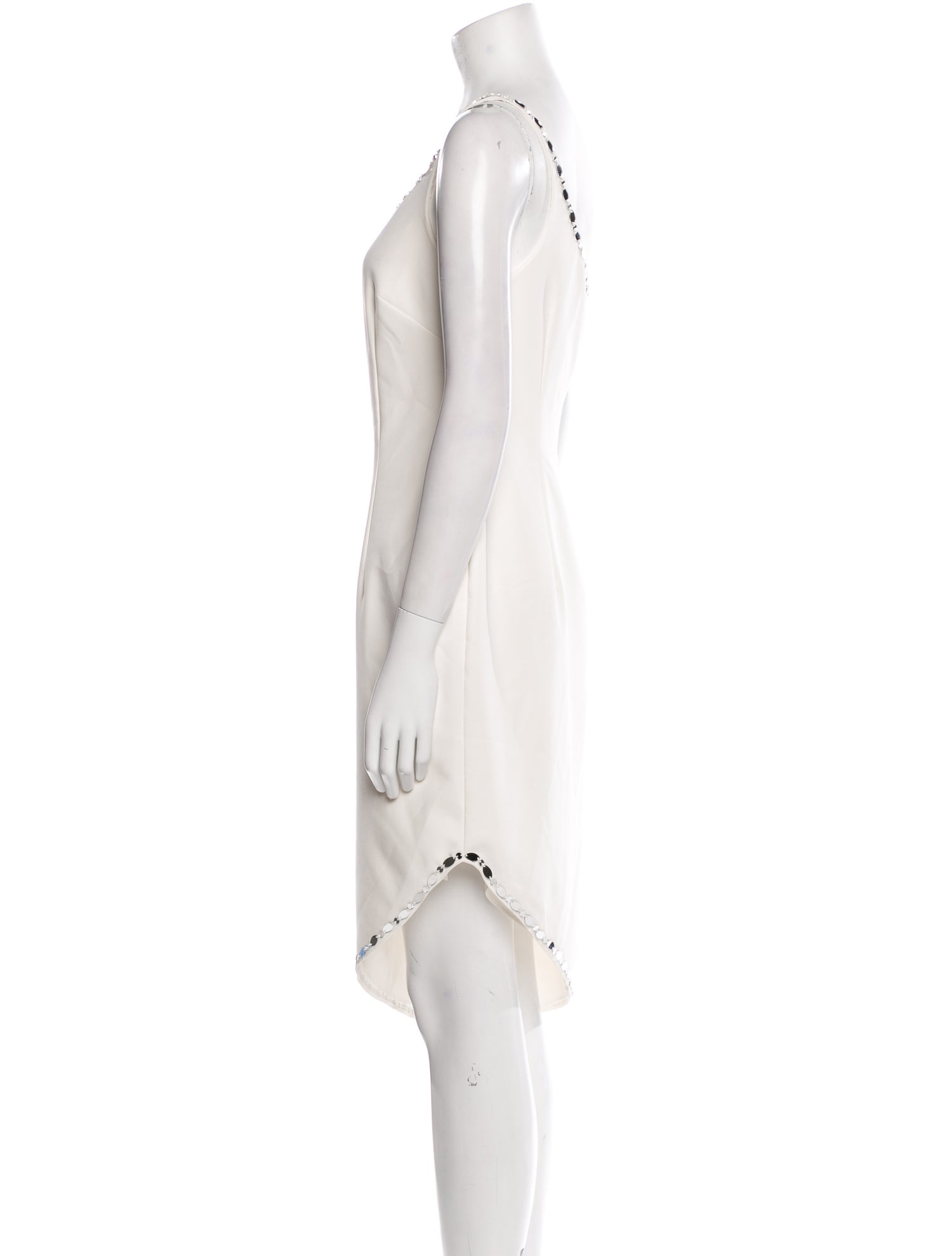 Aidan Mattox One-Shoulder Midi Length Dress