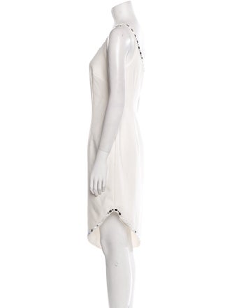 Aidan Mattox One-Shoulder Midi Length Dress