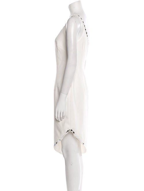 Aidan Mattox One-Shoulder Midi Length Dress