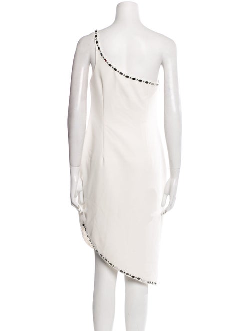 Aidan Mattox One-Shoulder Midi Length Dress