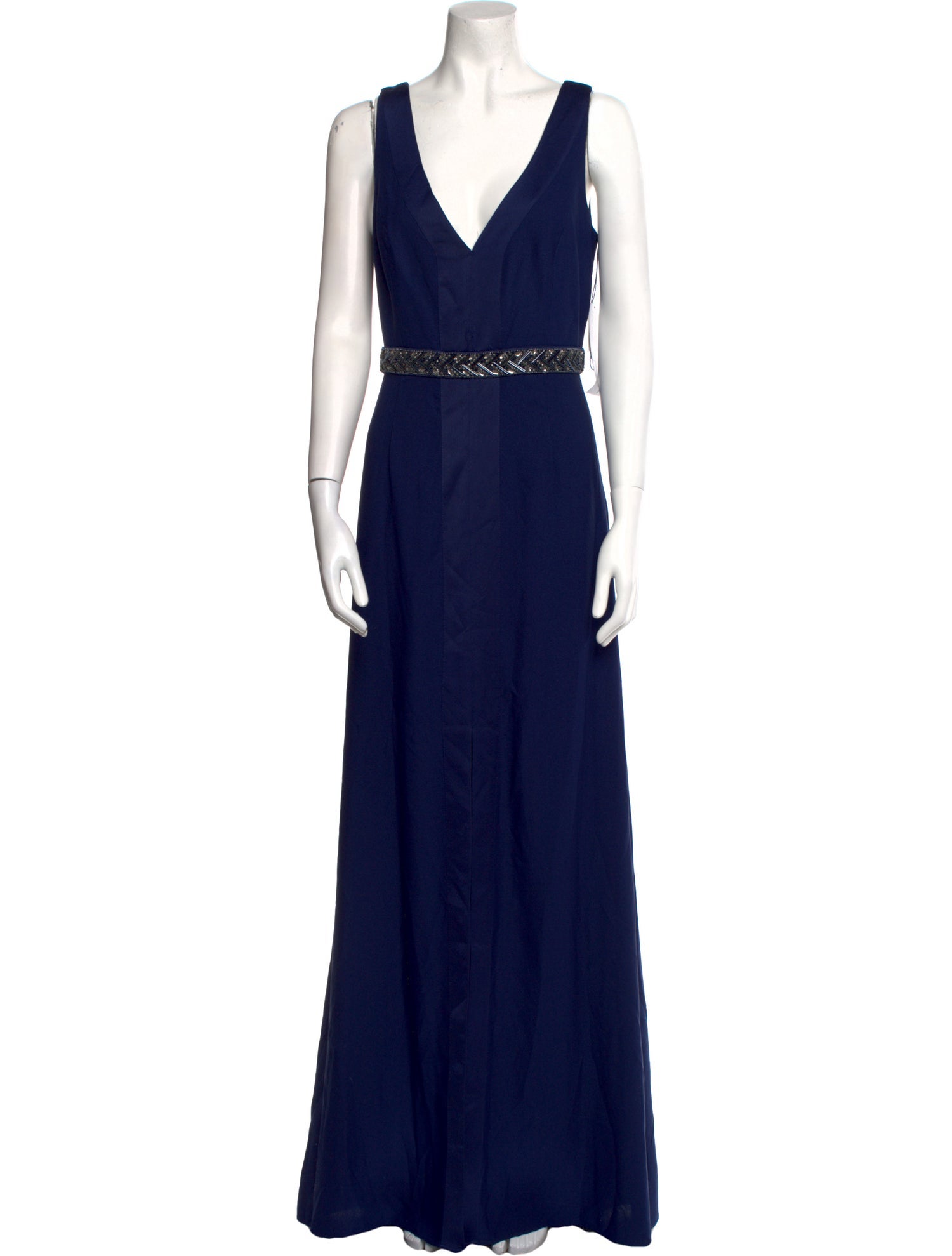 Aidan Mattox V-Neck Long Dress w/ Tags