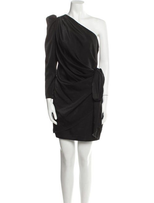 Aidan Mattox One-Shoulder Mini Dress