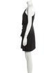 Aidan Mattox One-Shoulder Mini Dress