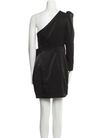 Aidan Mattox One-Shoulder Mini Dress
