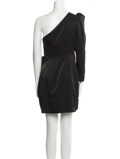 Aidan Mattox One-Shoulder Mini Dress