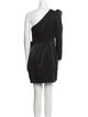 Aidan Mattox One-Shoulder Mini Dress