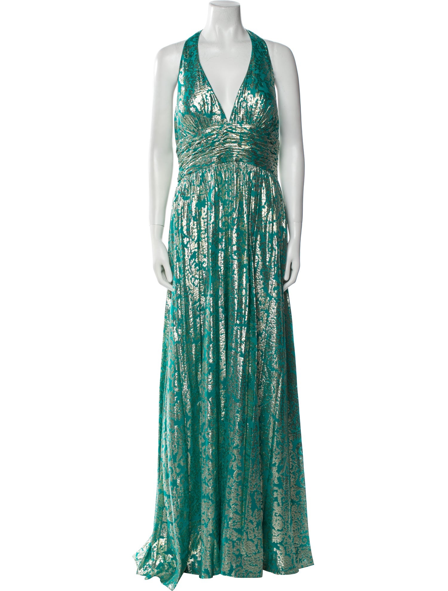 Aidan Mattox Silk Long Dress w/ Tags