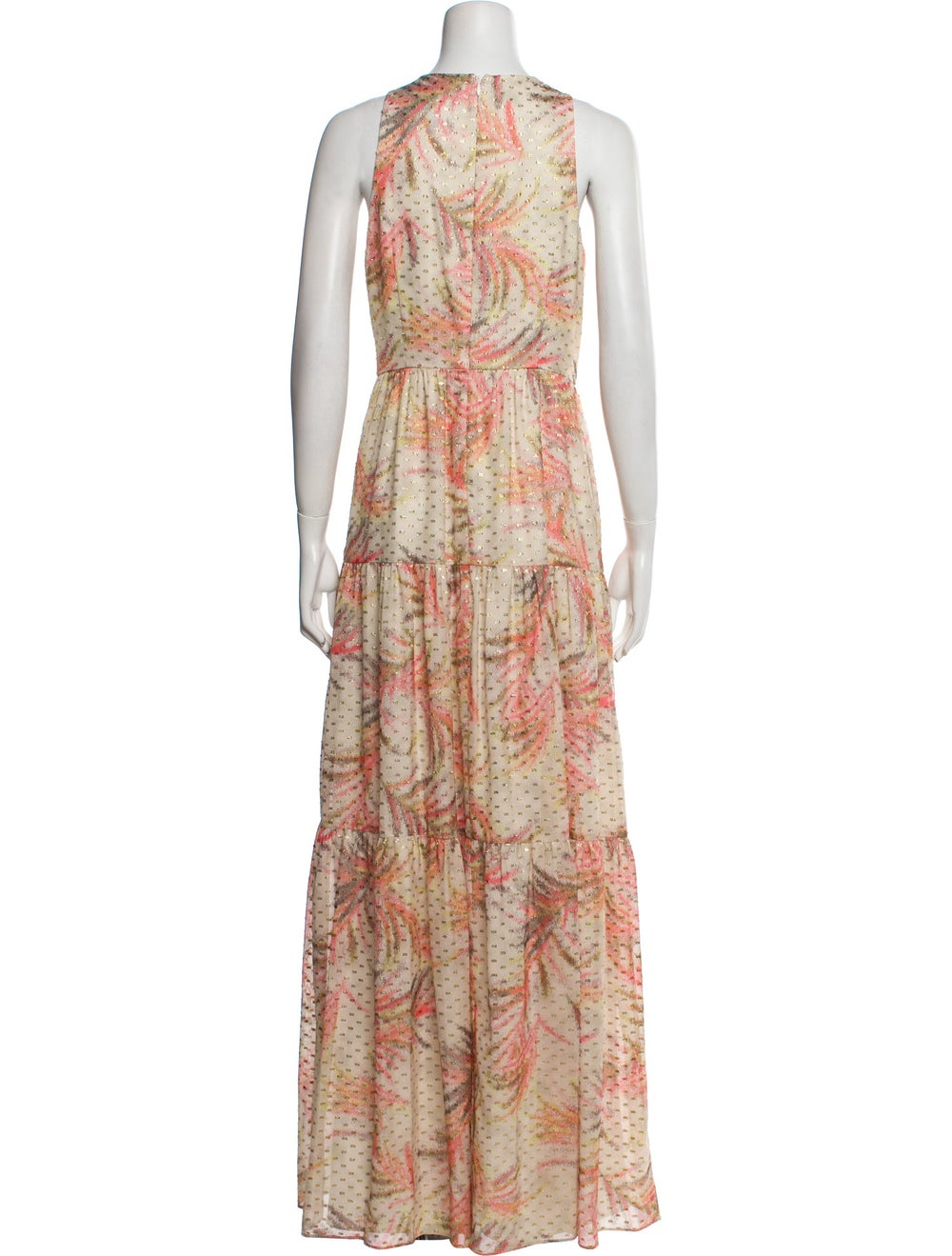 Aidan Mattox Evening Gown Metallic & Neutrals Pri… - image 3