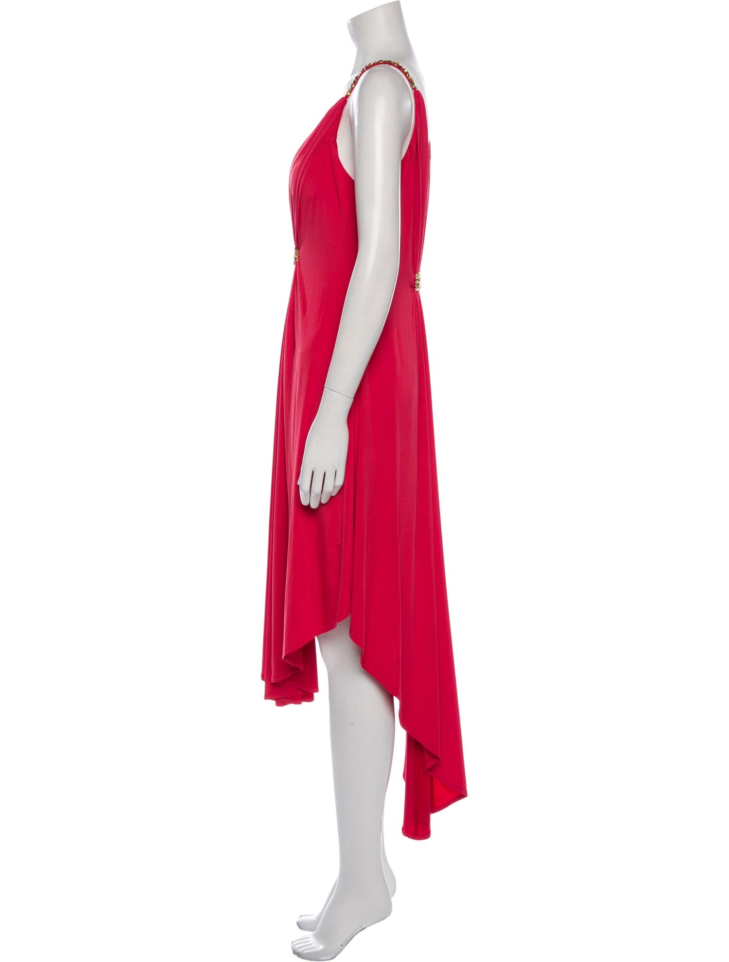 Aidan Mattox V-Neck Long Dress