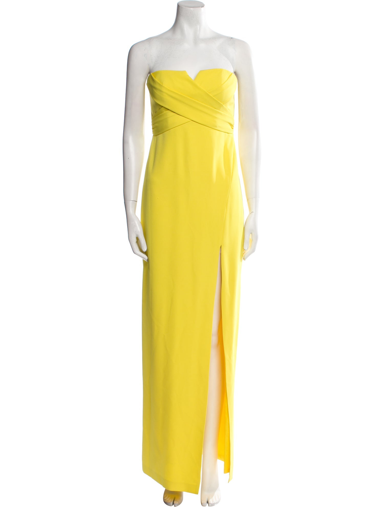 Aidan Mattox Strapless Long Dress