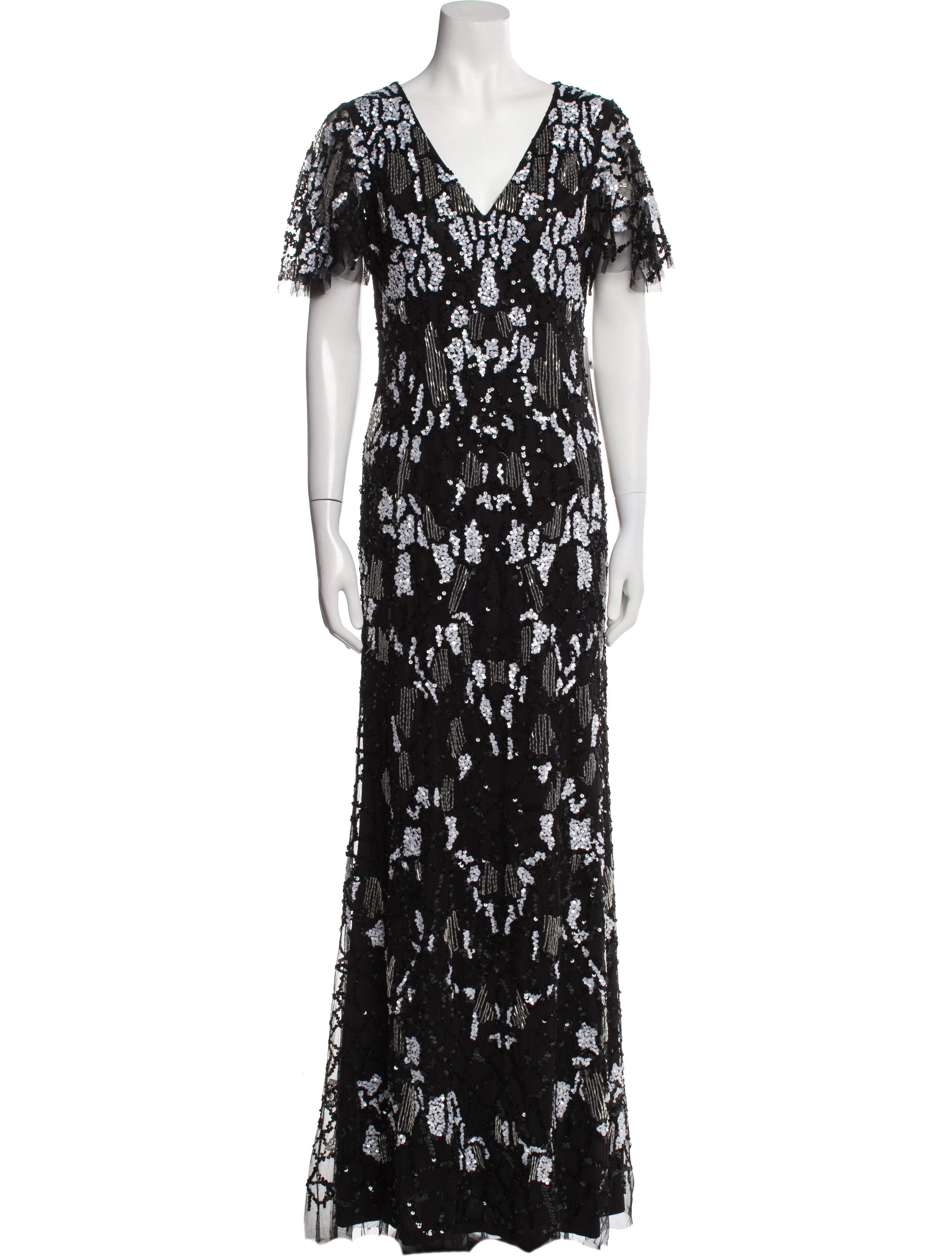 Aidan Mattox Sequin Long Dress w/ Tags
