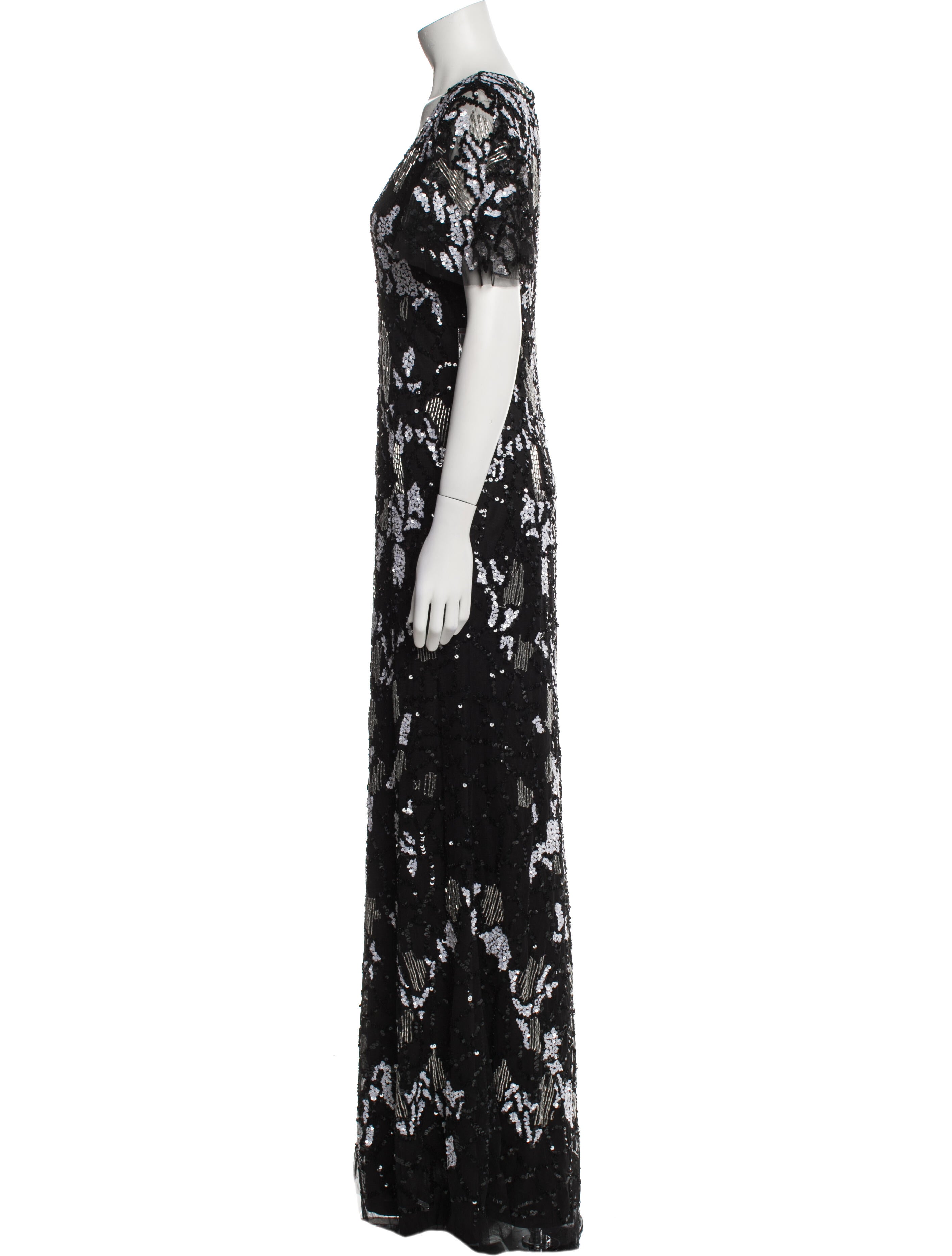 Aidan Mattox Sequin Long Dress w/ Tags