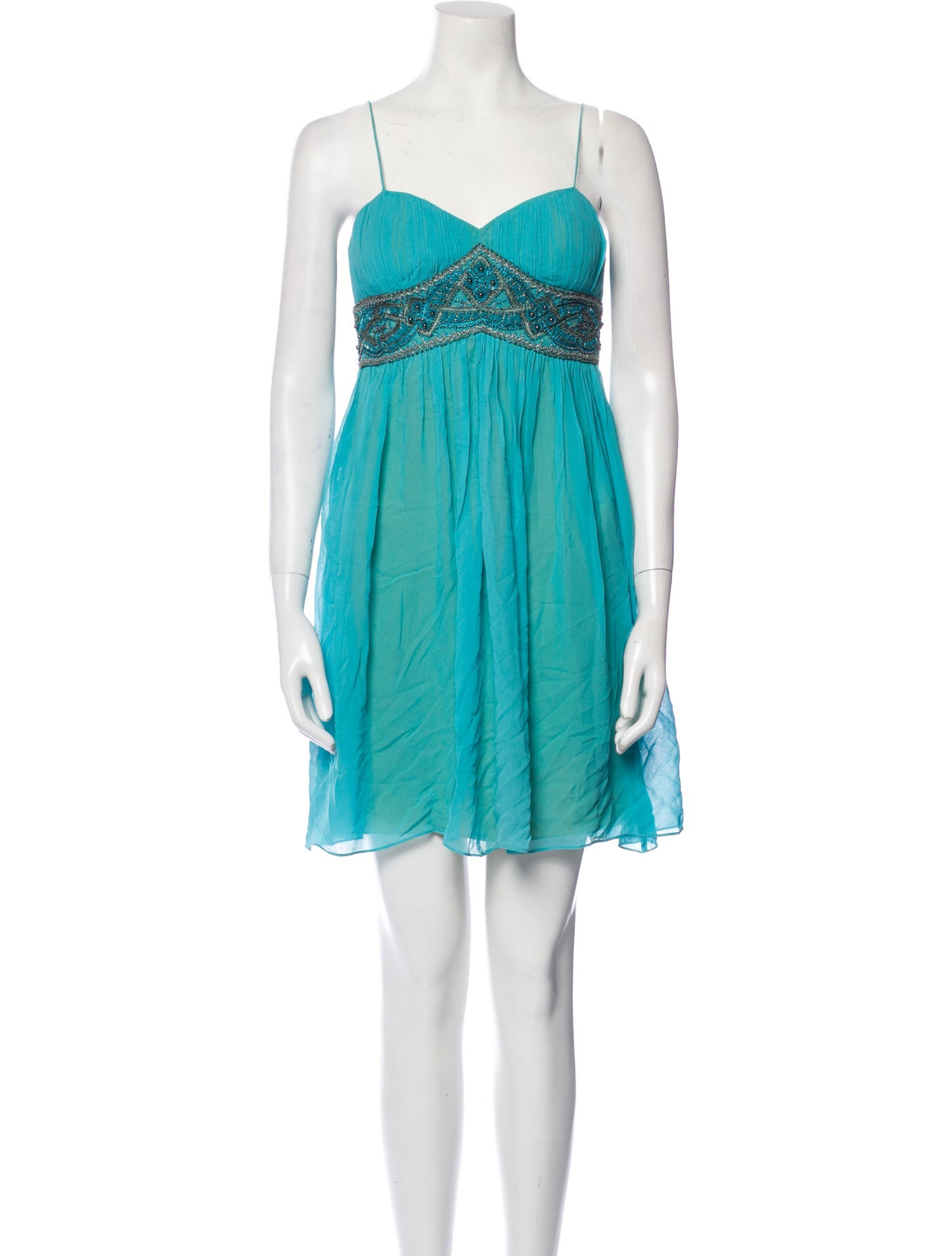 Aidan Mattox Silk Mini Dress