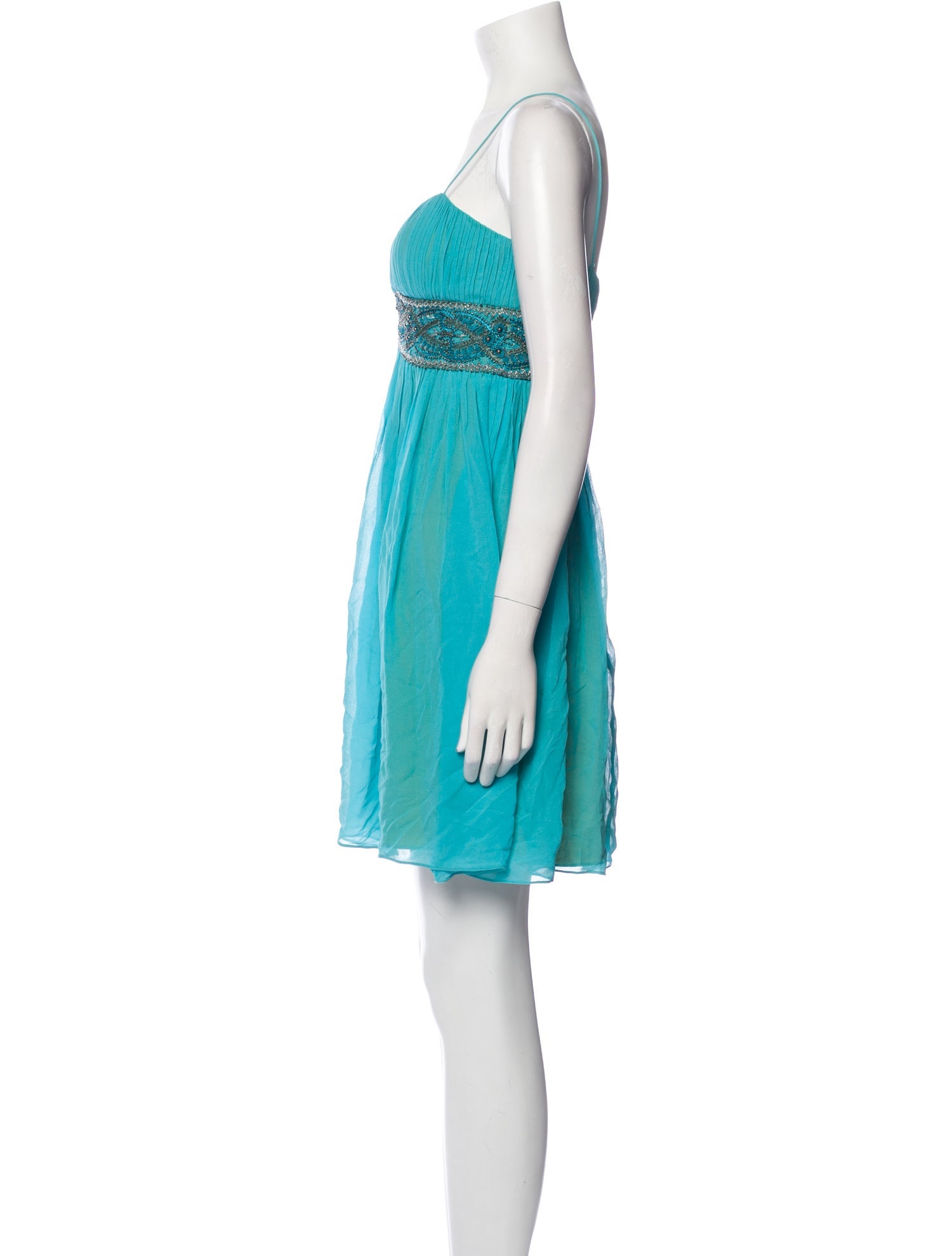 Aidan Mattox Silk Mini Dress