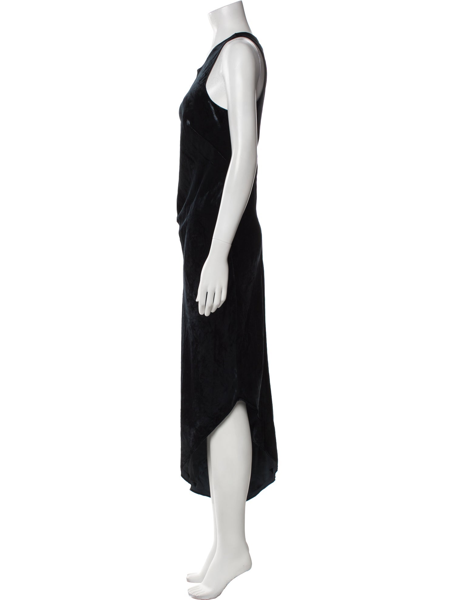 Aidan Mattox Scoop Neck Long Dress