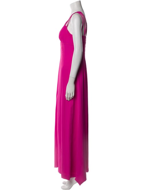 Aidan Mattox V-Neck Long Dress